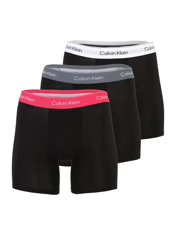 Calvin Klein Calvin Klein Bokserice  siva / roza / crna / bijela