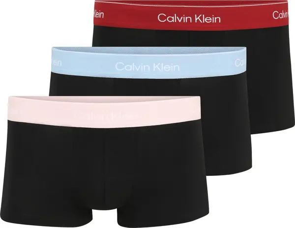 Calvin Klein Calvin Klein Bokserice  svijetloplava / roza / karmin crvena / crna