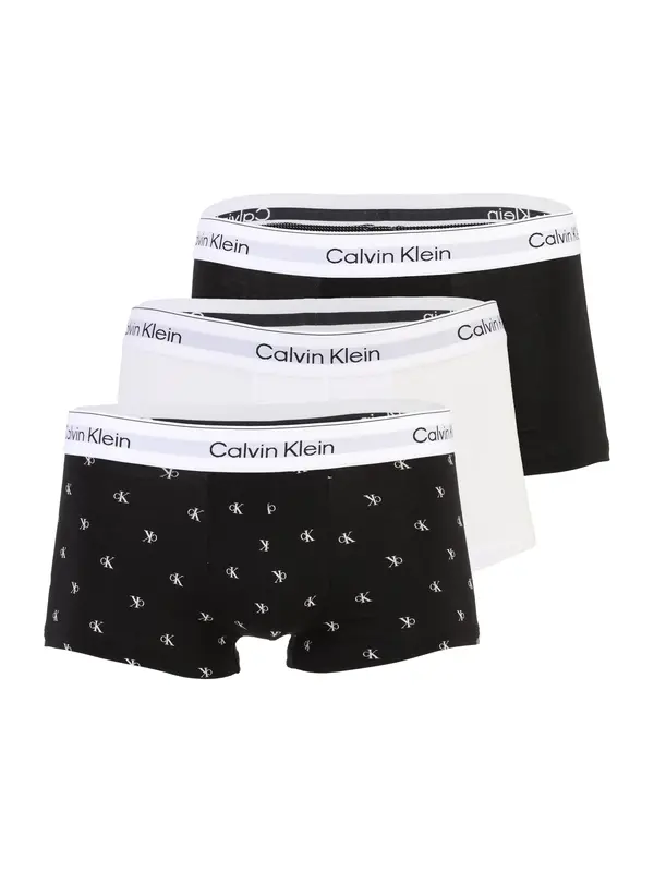 Calvin Klein Calvin Klein Bokserice  svijetlosiva / crna / bijela