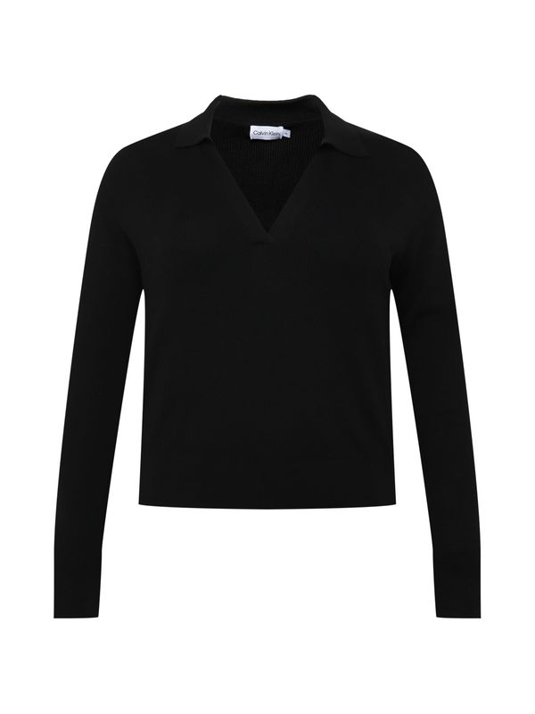Calvin Klein Curve Calvin Klein Curve Pulover  crna