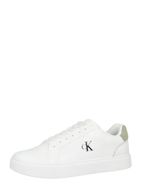 Calvin Klein Calvin Klein Dirndl hlače 'CLASSIC'  kaki / crna / bijela
