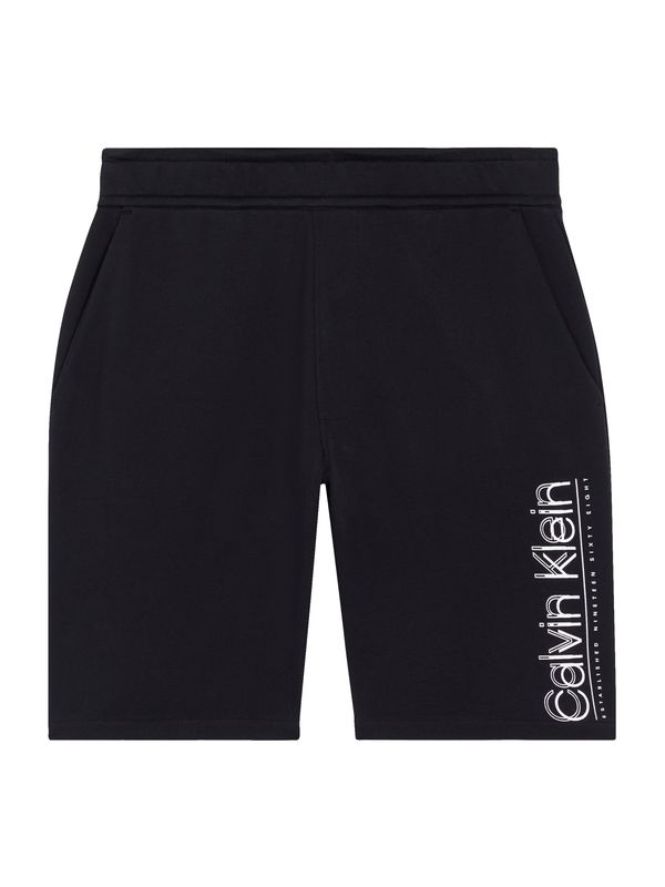 Calvin Klein Calvin Klein Hlače  crna / bijela