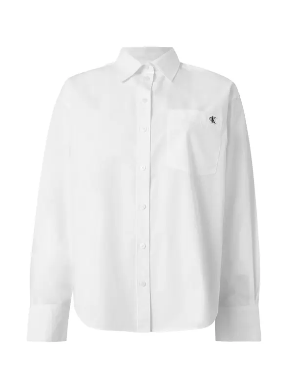 Calvin Klein Jeans Calvin Klein Jeans Bluza 'Relaxed Monogram'  bijela