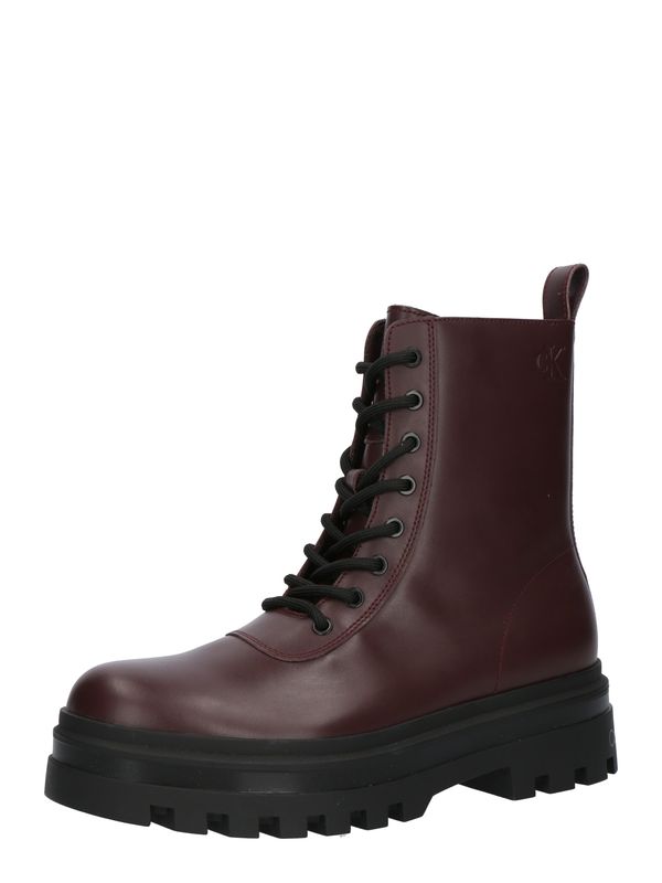 Calvin Klein Jeans Calvin Klein Jeans Čizme na vezanje  boja vina