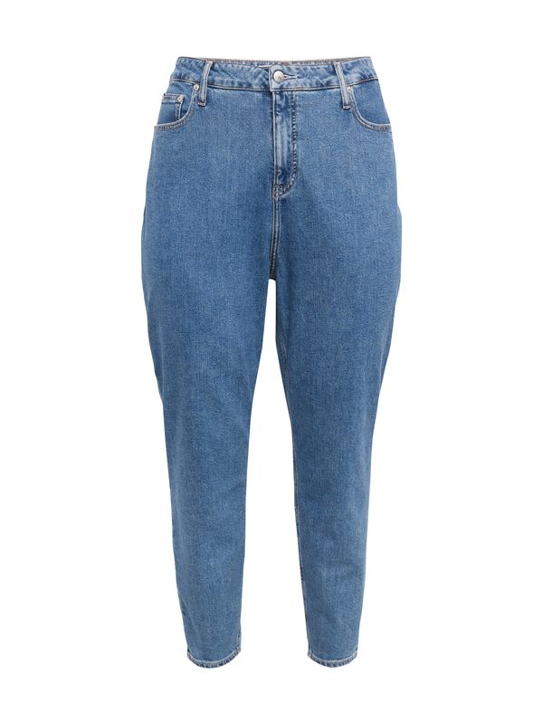 Calvin Klein Jeans Curve Calvin Klein Jeans Curve Traperice 'MOM Jeans PLUS'  plavi traper / bijela