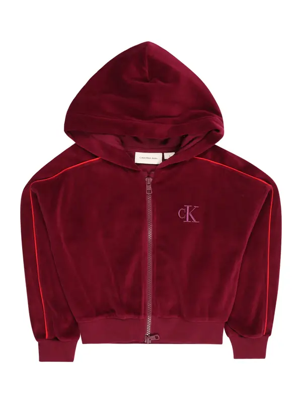 Calvin Klein Jeans Calvin Klein Jeans Gornji dio trenirke  crvena / burgund