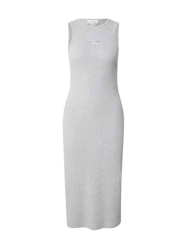 Calvin Klein Jeans Calvin Klein Jeans Haljina  siva melange / roza / burgund