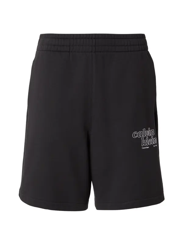 Calvin Klein Jeans Calvin Klein Jeans Hlače  crna / bijela