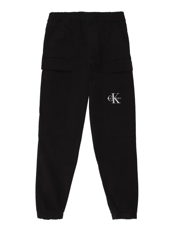 Calvin Klein Jeans Calvin Klein Jeans Hlače  crna / bijela