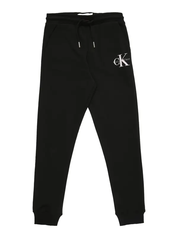 Calvin Klein Jeans Calvin Klein Jeans Hlače  crna / bijela