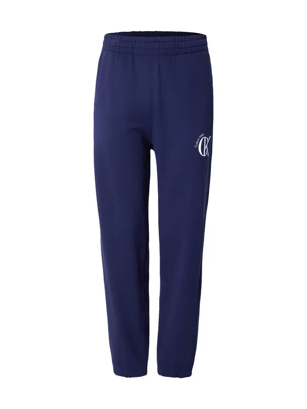 Calvin Klein Jeans Calvin Klein Jeans Hlače  mornarsko plava / pastelno plava / bijela