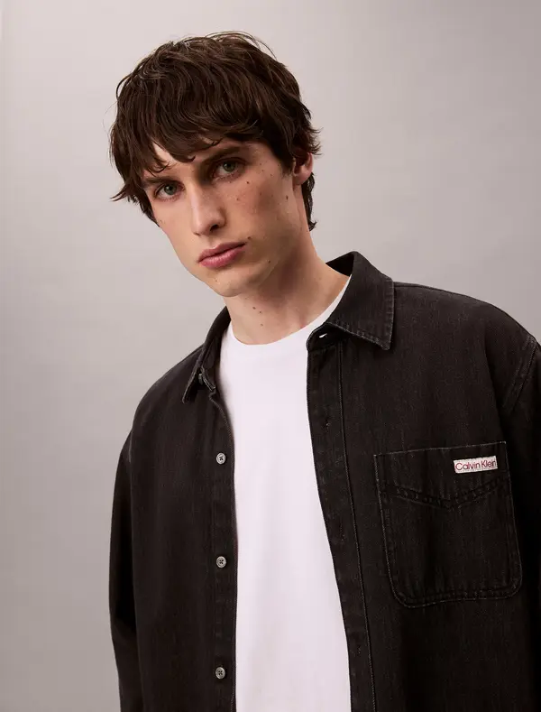Calvin Klein Jeans Calvin Klein Jeans Košulja  crni traper