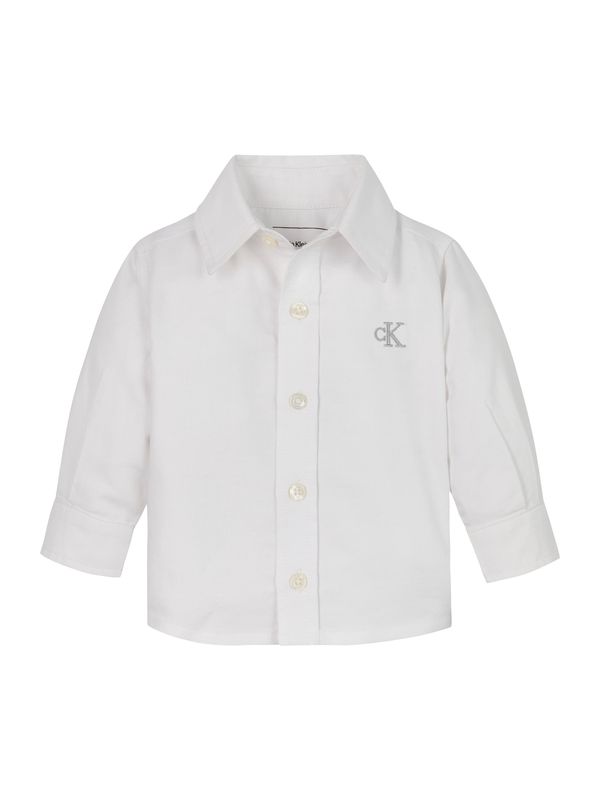 Calvin Klein Jeans Calvin Klein Jeans Košulja  siva / bijela