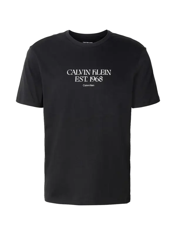 Calvin Klein Jeans Calvin Klein Jeans Majica '30S'  crna / bijela