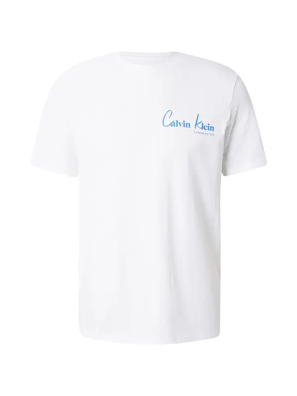 Calvin Klein Jeans Calvin Klein Jeans Majica '30S'  nebesko plava / crna / bijela