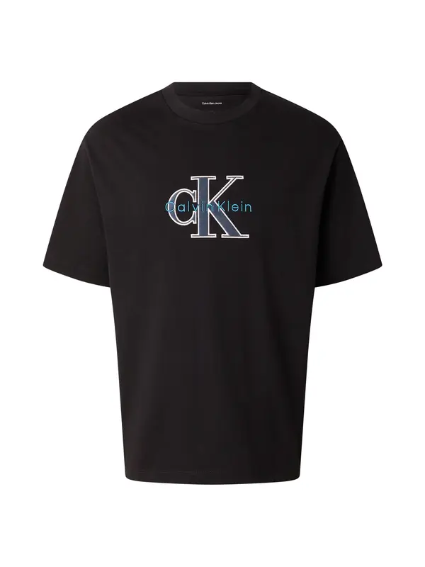 Calvin Klein Jeans Calvin Klein Jeans Majica  azur / opal / tamno smeđa / bijela