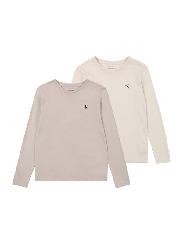 Calvin Klein Jeans Calvin Klein Jeans Majica  bež / boja pijeska / crna