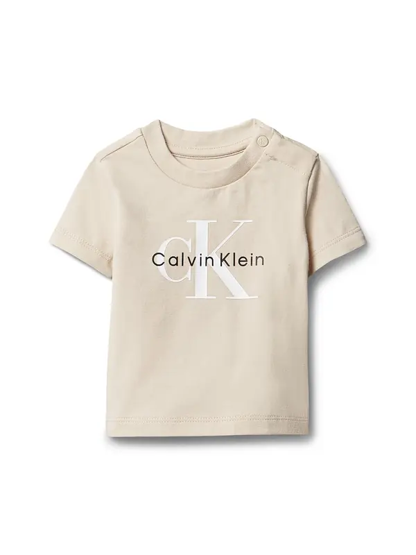 Calvin Klein Jeans Calvin Klein Jeans Majica  bež / crna / bijela