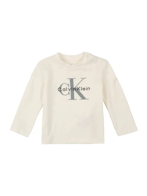 Calvin Klein Jeans Calvin Klein Jeans Majica  bež / crna / bijela