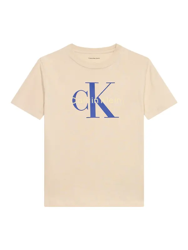 Calvin Klein Jeans Calvin Klein Jeans Majica  bež / plava