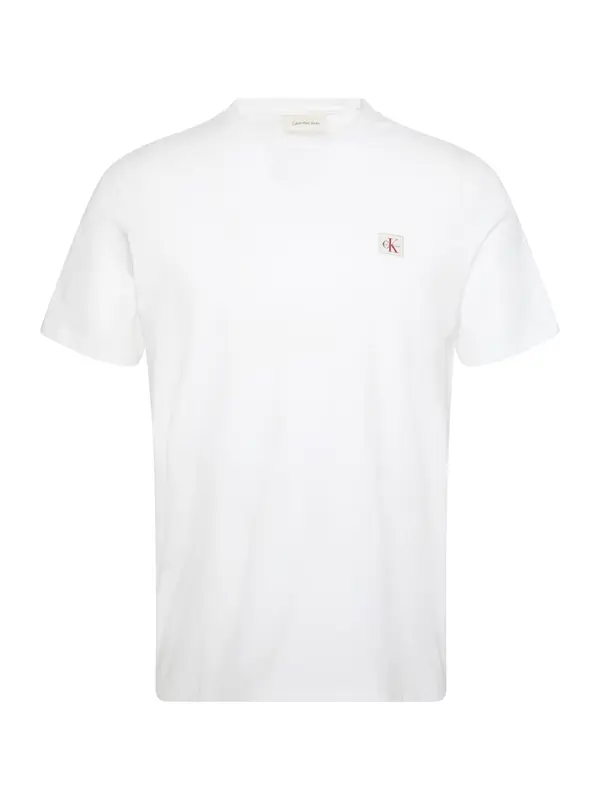 Calvin Klein Jeans Calvin Klein Jeans Majica  boja pijeska / krvavo crvena / bijela