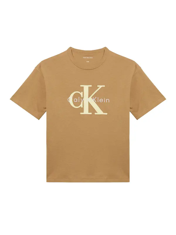 Calvin Klein Jeans Calvin Klein Jeans Majica  boja pijeska / višnja