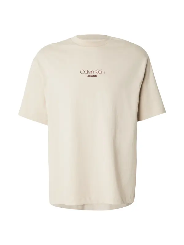 Calvin Klein Jeans Calvin Klein Jeans Majica  cappuccino / burgund