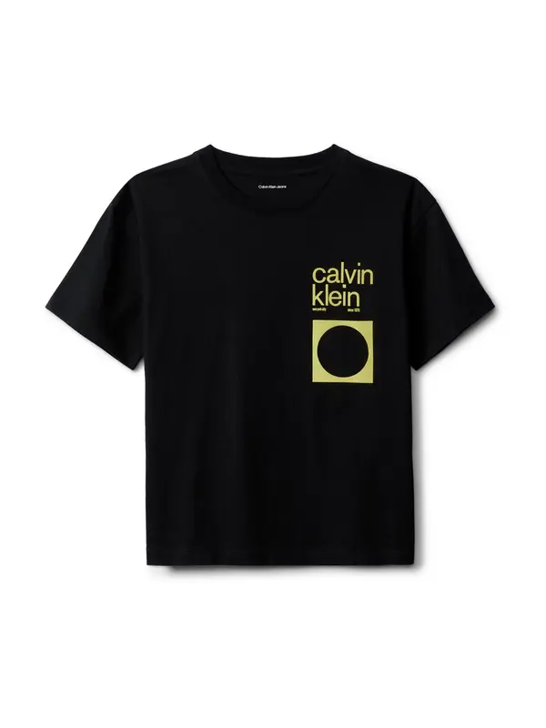 Calvin Klein Jeans Calvin Klein Jeans Majica 'CITY SCENE'  tamo siva / kivi zelena / crna / bijela