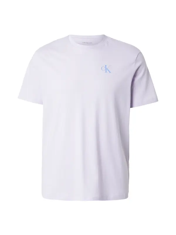 Calvin Klein Jeans Calvin Klein Jeans Majica 'CLASSIC'  azur / pastelno ljubičasta / bijela