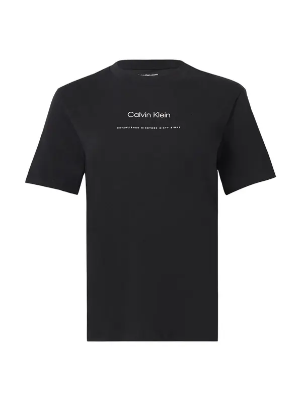 Calvin Klein Jeans Calvin Klein Jeans Majica 'CLASSIC'  crna / bijela