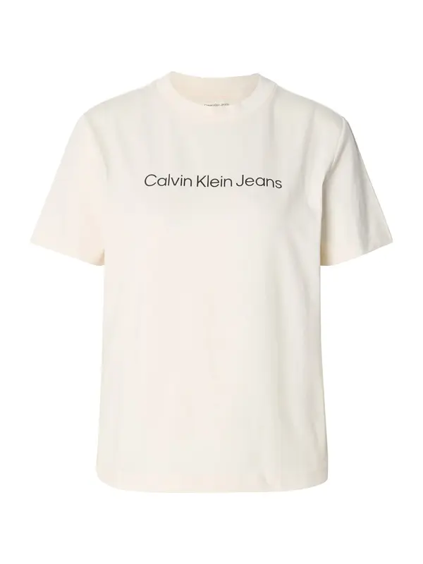 Calvin Klein Jeans Calvin Klein Jeans Majica 'CLASSIC'  crna / vuneno bijela