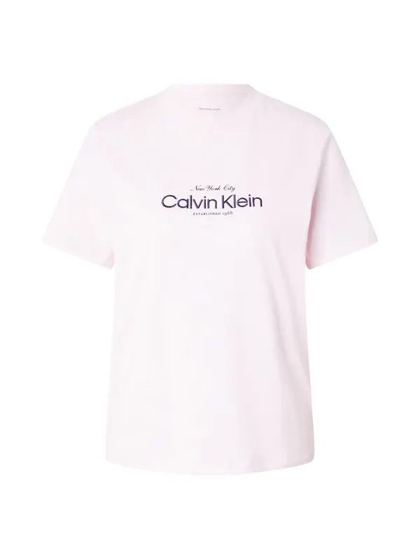 Calvin Klein Jeans Calvin Klein Jeans Majica 'CLASSIC NYC'  rosé / crna