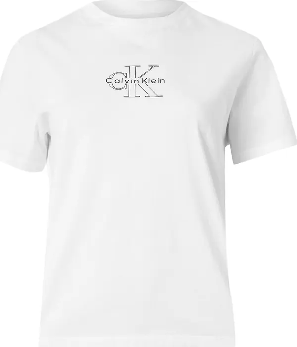 Calvin Klein Jeans Calvin Klein Jeans Majica 'CLASSIC SEASONAL'  crna / bijela