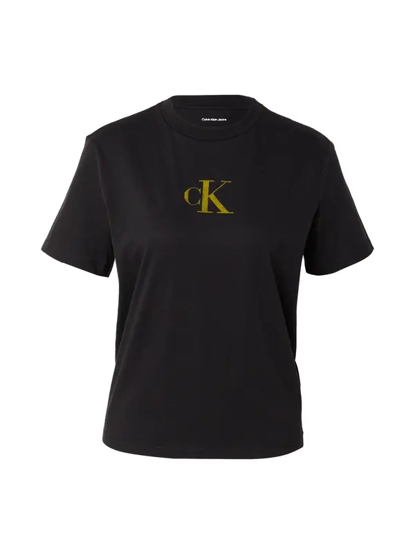 Calvin Klein Jeans Calvin Klein Jeans Majica 'CLASSIC'  zlatna / crna