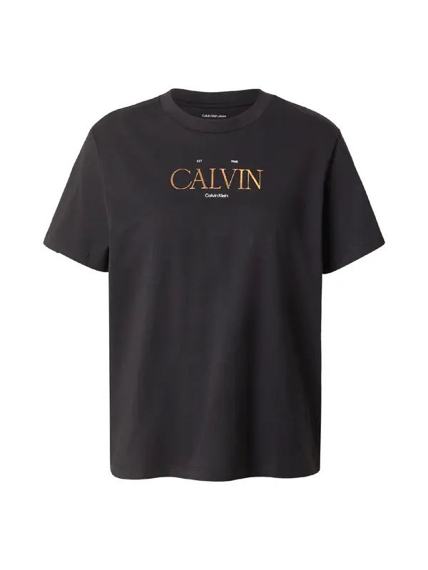 Calvin Klein Jeans Calvin Klein Jeans Majica 'CLASSIC'  zlatna / crna