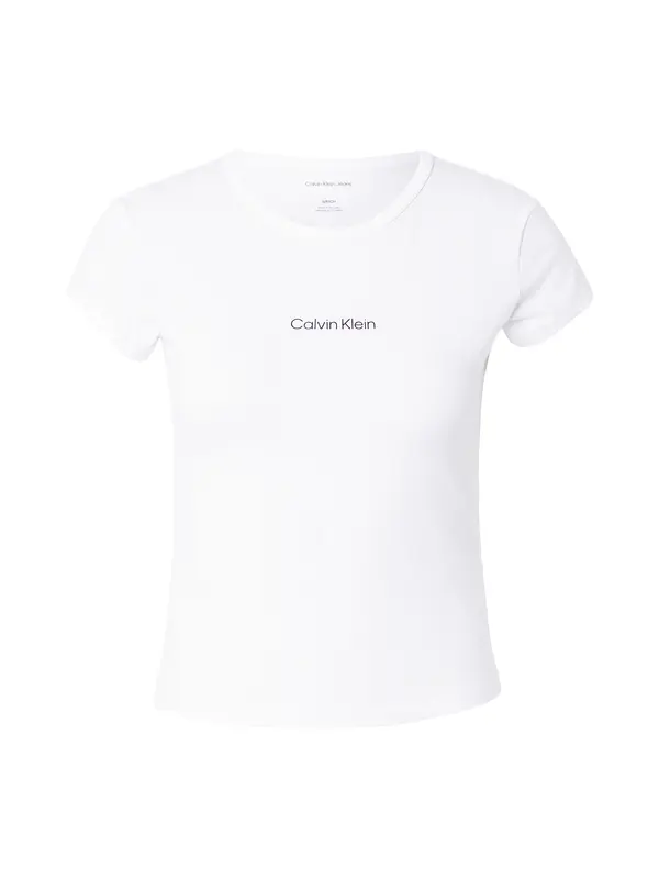 Calvin Klein Jeans Calvin Klein Jeans Majica  crna / bijela