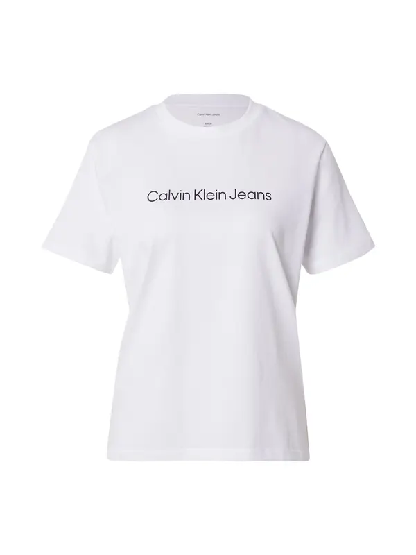 Calvin Klein Jeans Calvin Klein Jeans Majica  crna / bijela