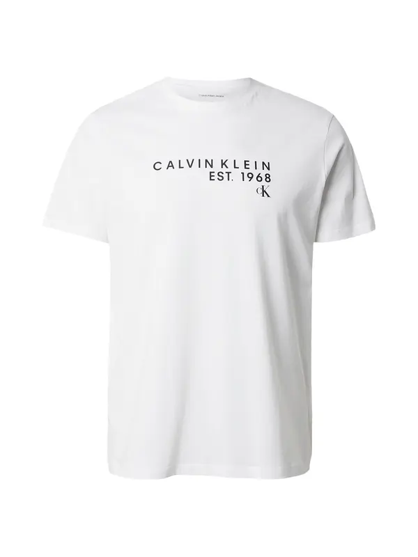 Calvin Klein Jeans Calvin Klein Jeans Majica  crna / bijela