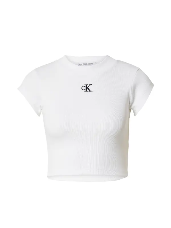 Calvin Klein Jeans Calvin Klein Jeans Majica  crna / bijela