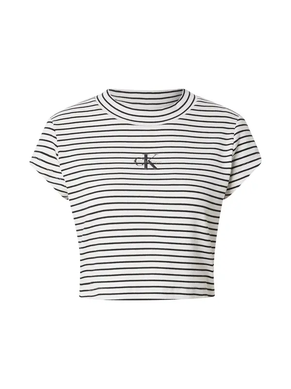 Calvin Klein Jeans Calvin Klein Jeans Majica  crna / bijela