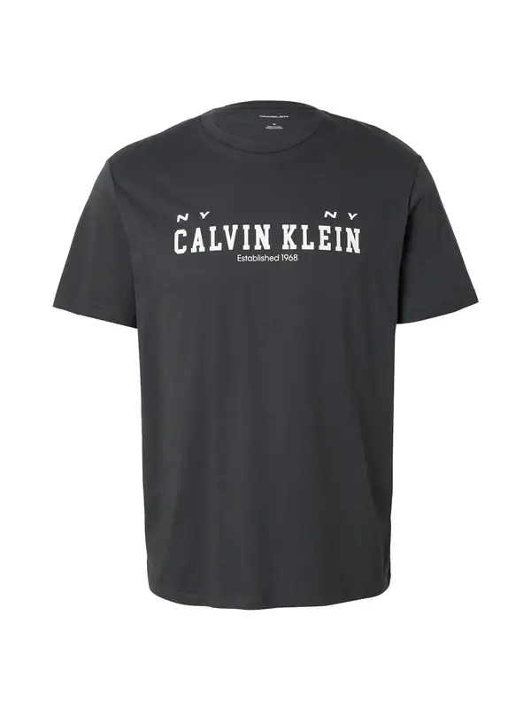 Calvin Klein Jeans Calvin Klein Jeans Majica  crna / bijela