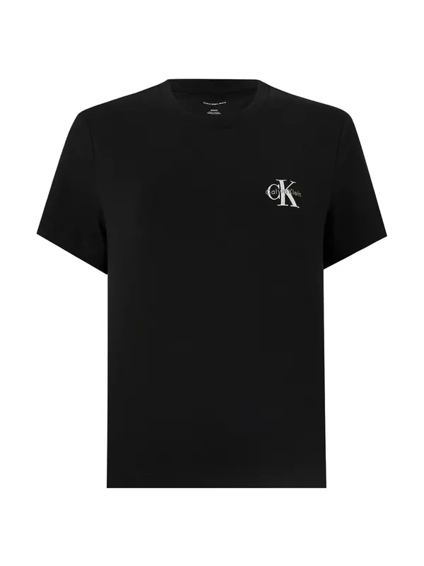 Calvin Klein Jeans Calvin Klein Jeans Majica  crna / bijela