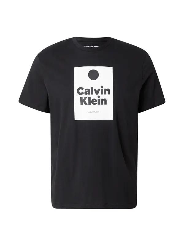 Calvin Klein Jeans Calvin Klein Jeans Majica  crna / bijela