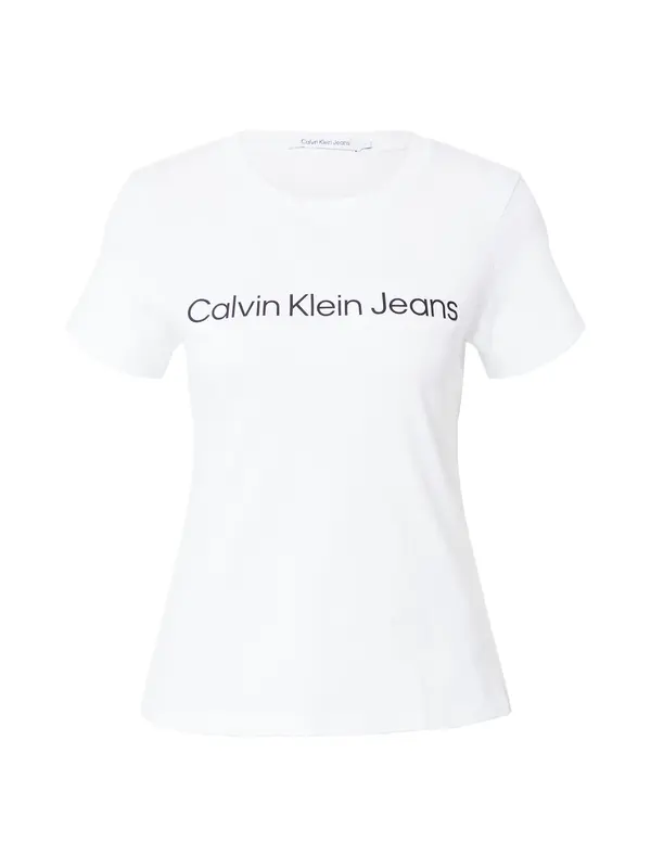 Calvin Klein Jeans Calvin Klein Jeans Majica  crna / bijela