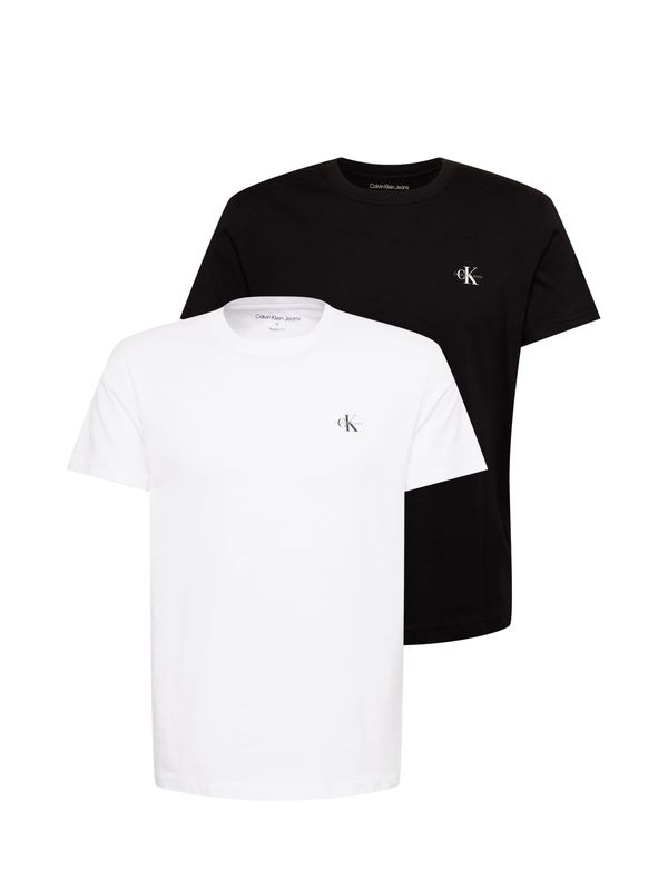 Calvin Klein Calvin Klein Jeans Majica  crna / bijela