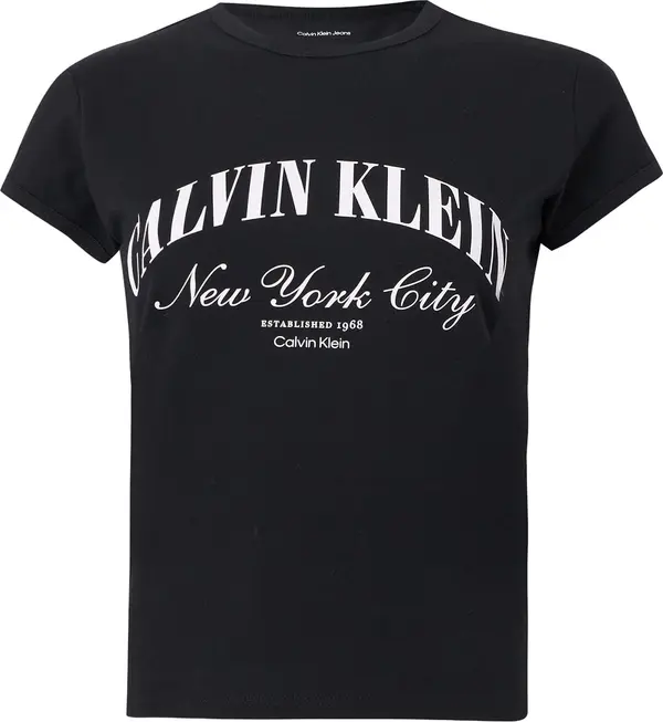 Calvin Klein Jeans Calvin Klein Jeans Majica  crna / bijela