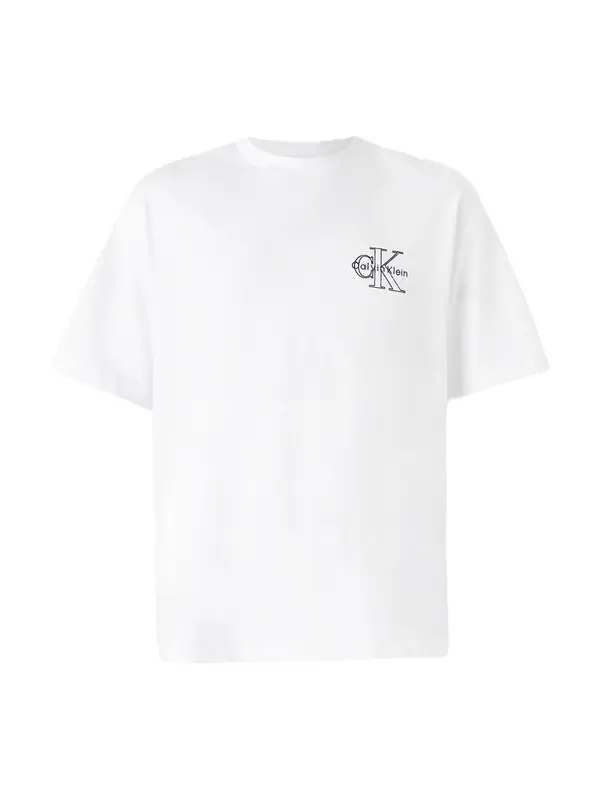 Calvin Klein Jeans Calvin Klein Jeans Majica  crna / bijela