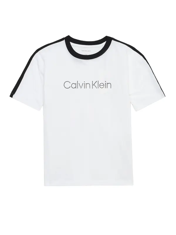 Calvin Klein Jeans Calvin Klein Jeans Majica  crna / bijela