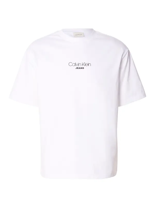 Calvin Klein Jeans Calvin Klein Jeans Majica  crna / bijela