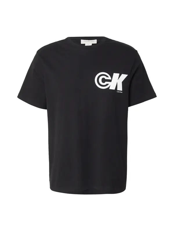 Calvin Klein Jeans Calvin Klein Jeans Majica  crna / bijela